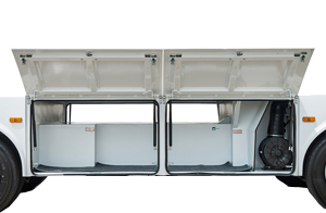 Luggage compartment doors