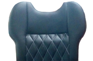 Seat upholstery backrest